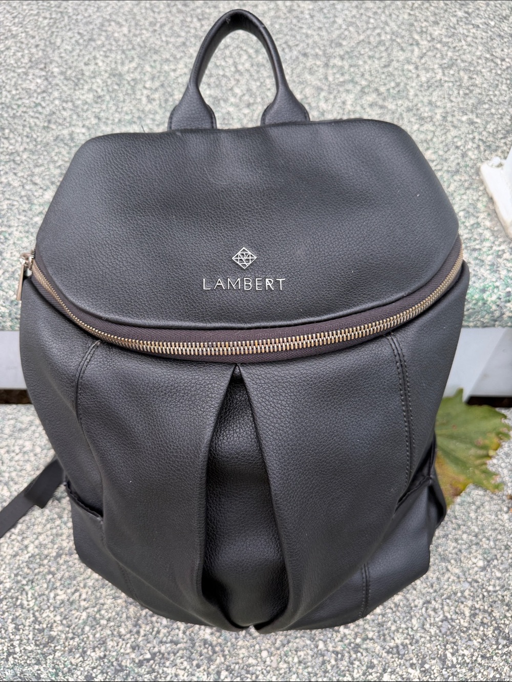 Lambert Backpack in Vegan Leather Montreal: Sarah : Like New